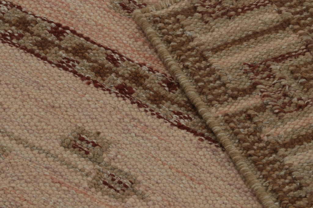 Pink Scandinavian Kilim Scatter Rug