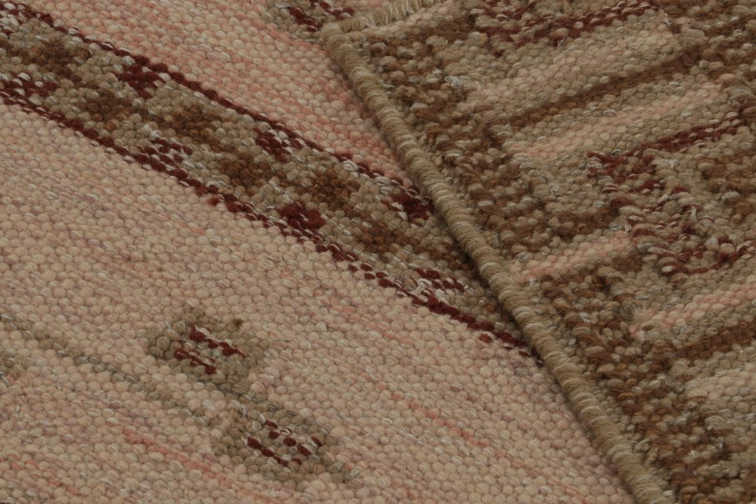 Pink Scandinavian Kilim Scatter Rug