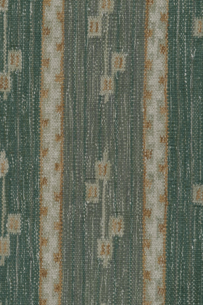 Teal Scandinavian Kilim Scatter Rug
