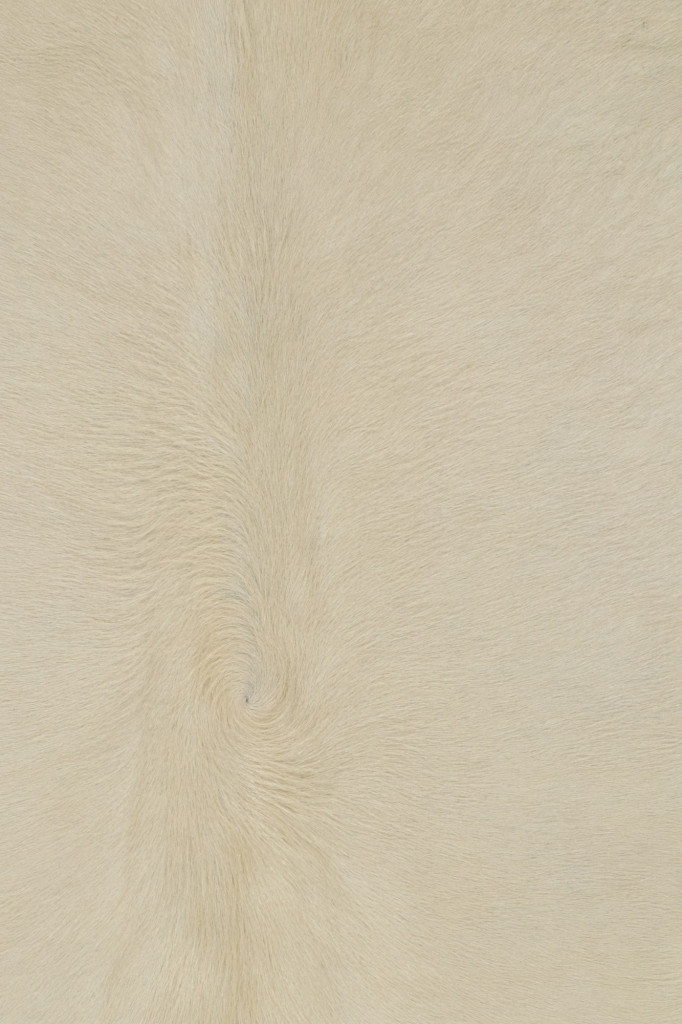 Modern Cowhide Rug in Off-White