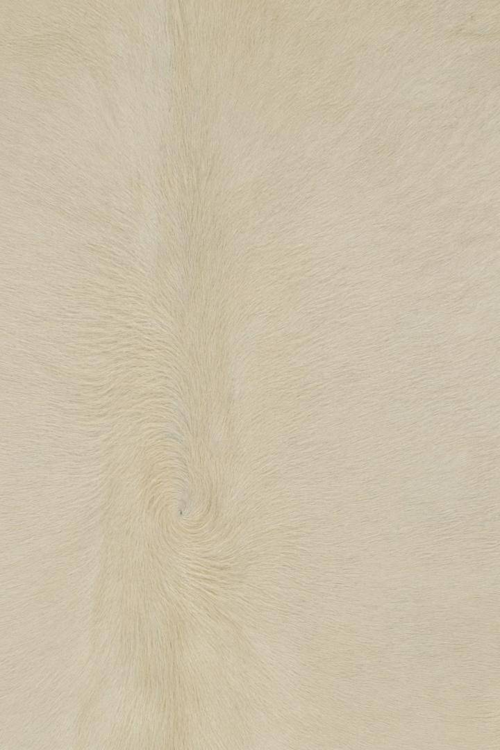 Modern Cowhide Rug in Off-White