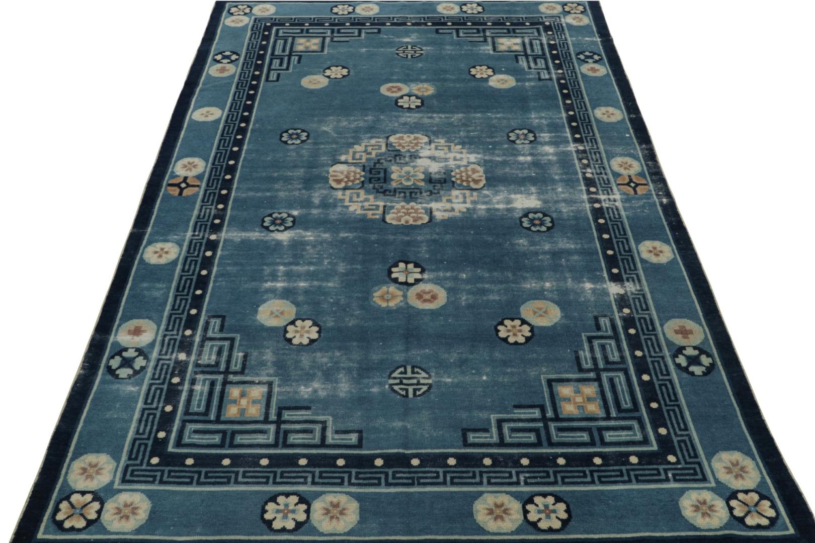 Antique Chinese Art Deco Peking rug