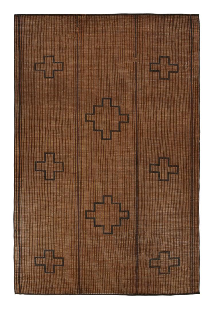 29186 9 11x13 4 1 Vintage Moroccan Tuareg Mat