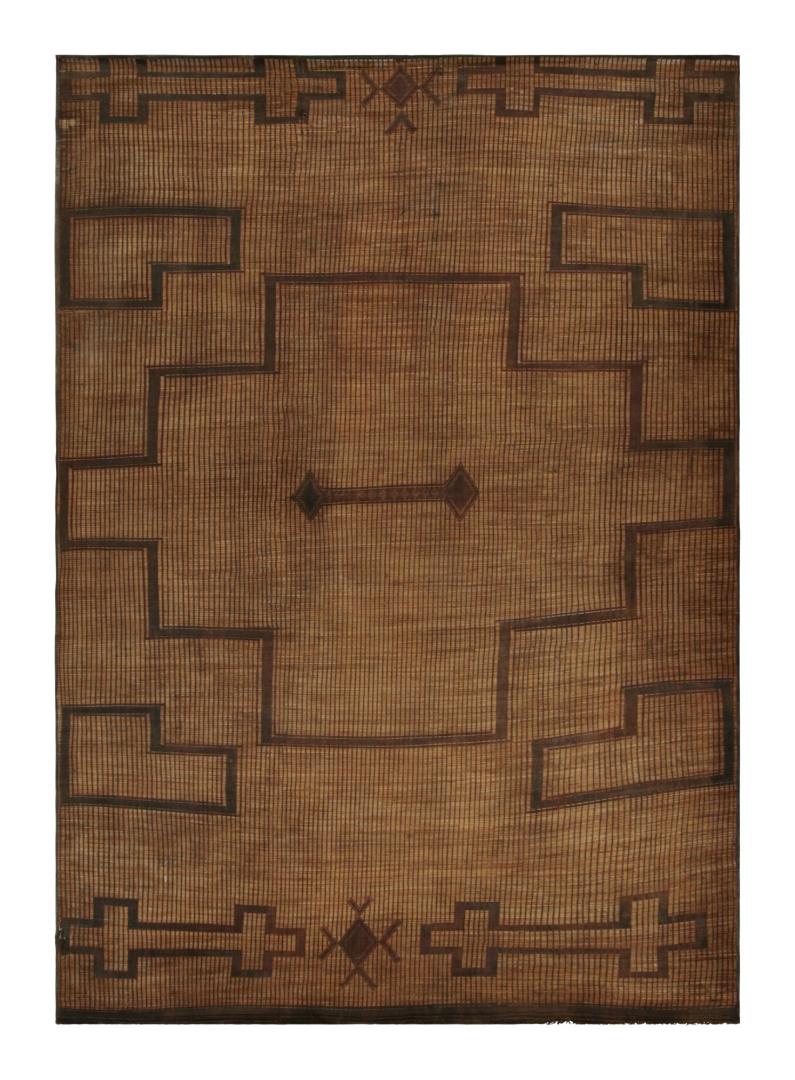 Antique Tuareg Mat Moroccan Rug