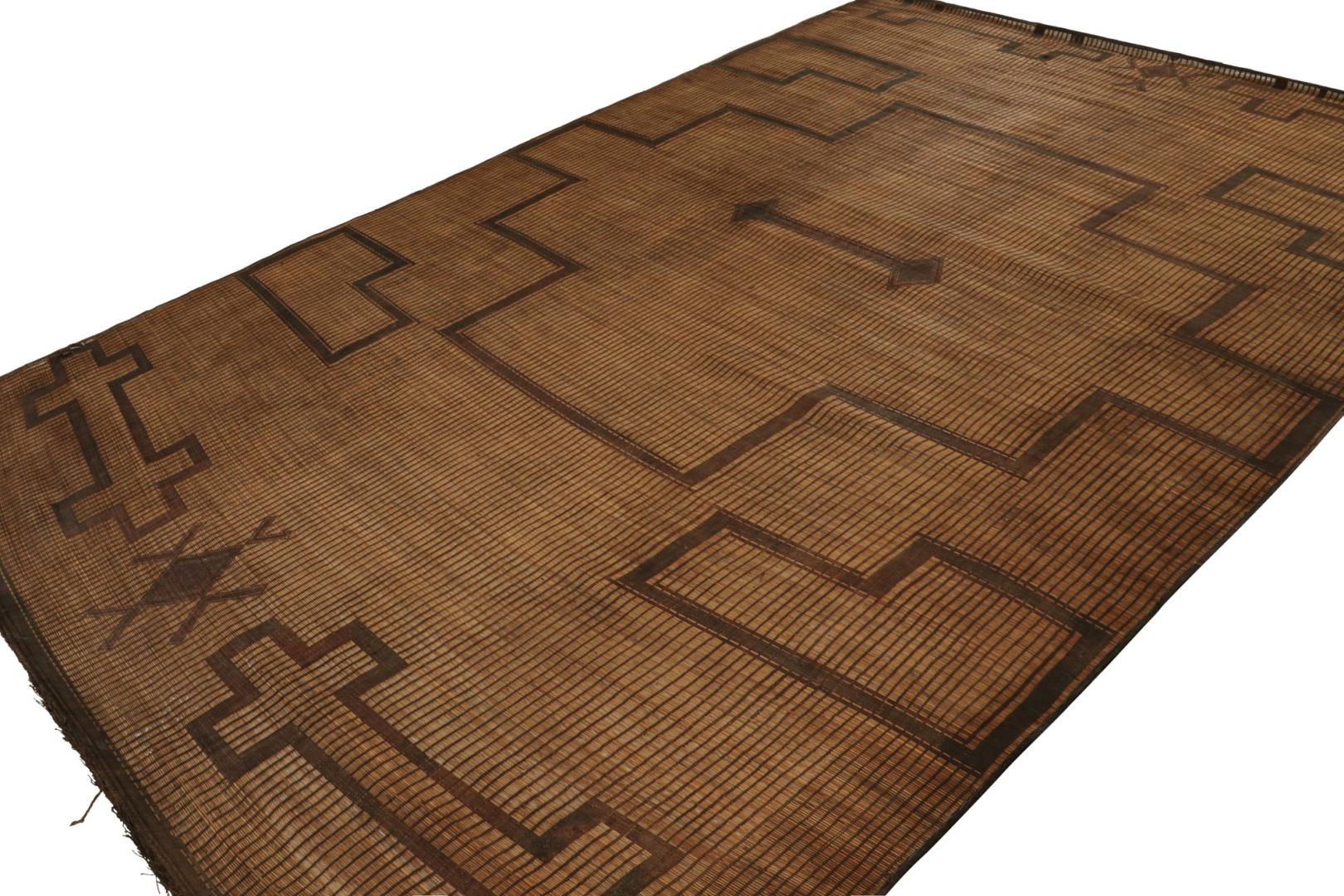 Antique Tuareg Mat Moroccan Rug