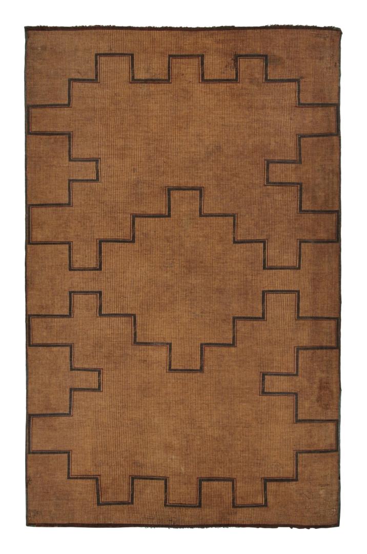Vintage Tuareg Mat Moroccan Rug