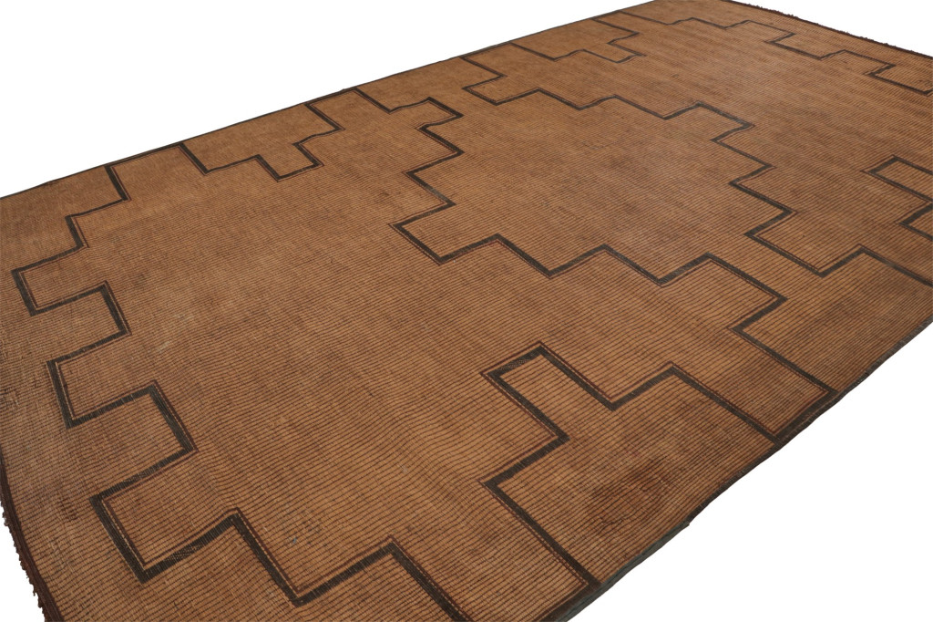 Vintage Tuareg Mat Moroccan Rug