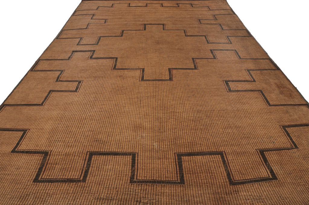 Vintage Tuareg Mat Moroccan Rug