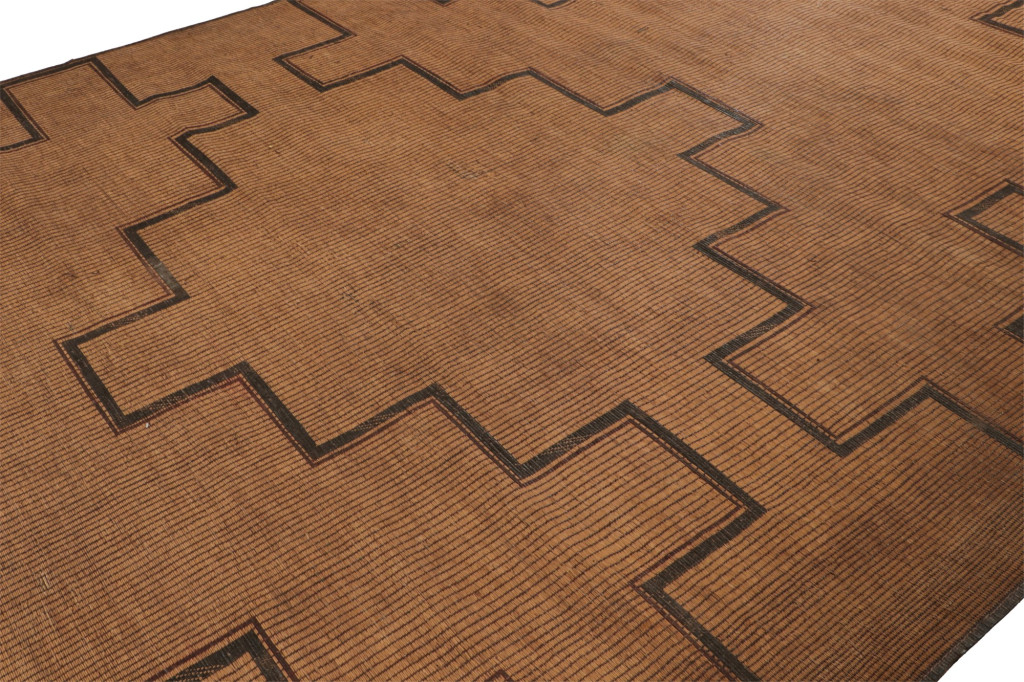 Vintage Tuareg Mat Moroccan Rug