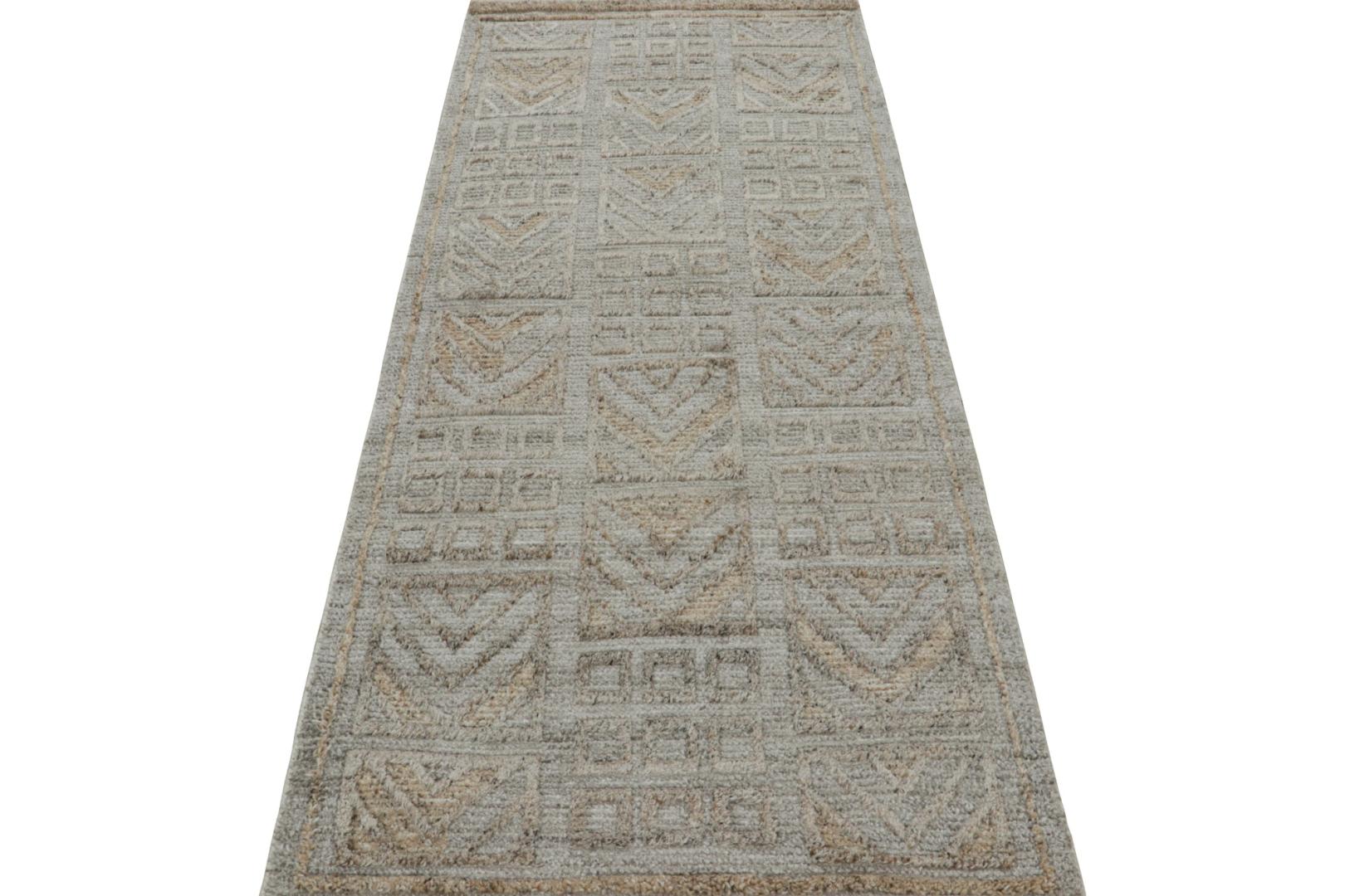 Scandinavian style Outdoor runner rug