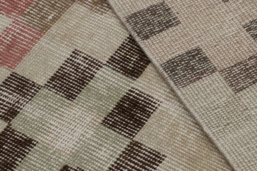 Vintage Zeki Müren Art Deco Runner Rug