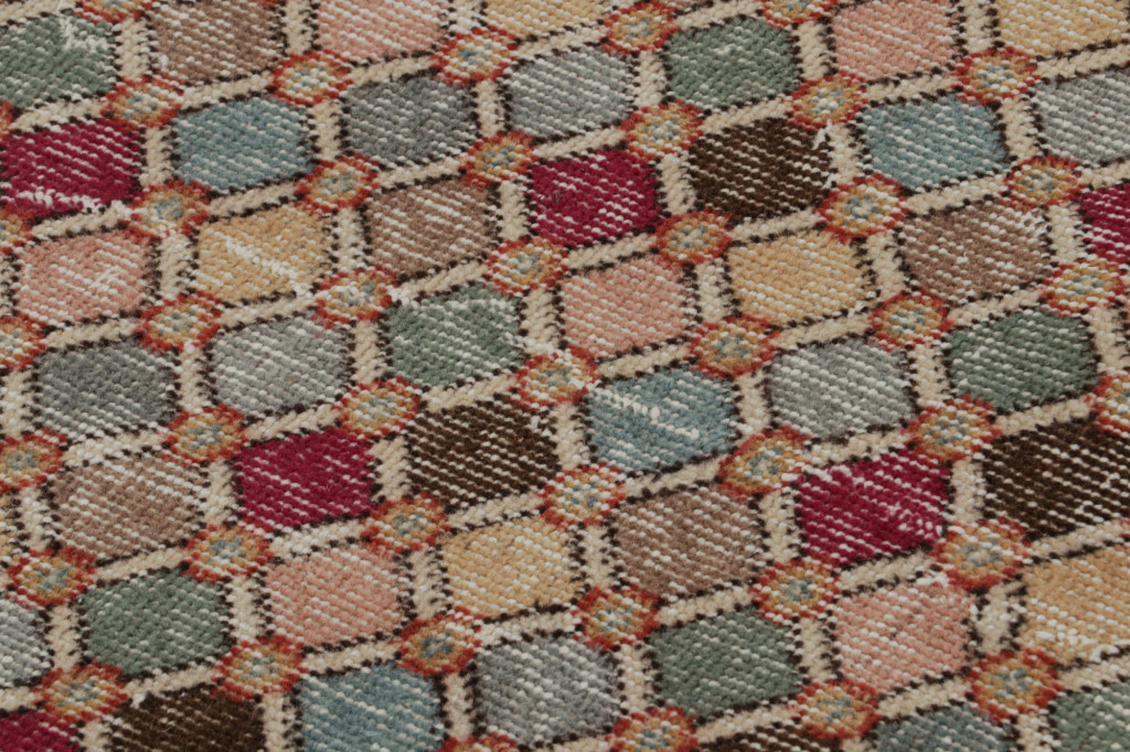 Vintage Zeki Müren Art Deco Runner Rug