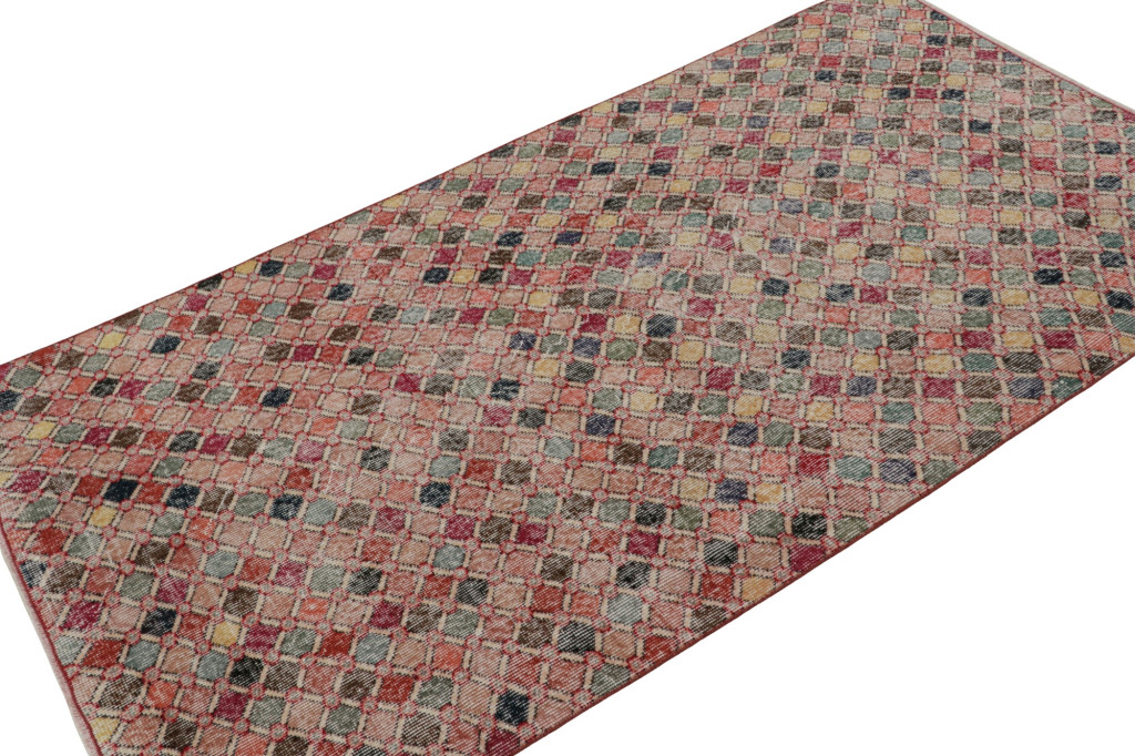 Vintage Zeki Müren Art Deco Rug