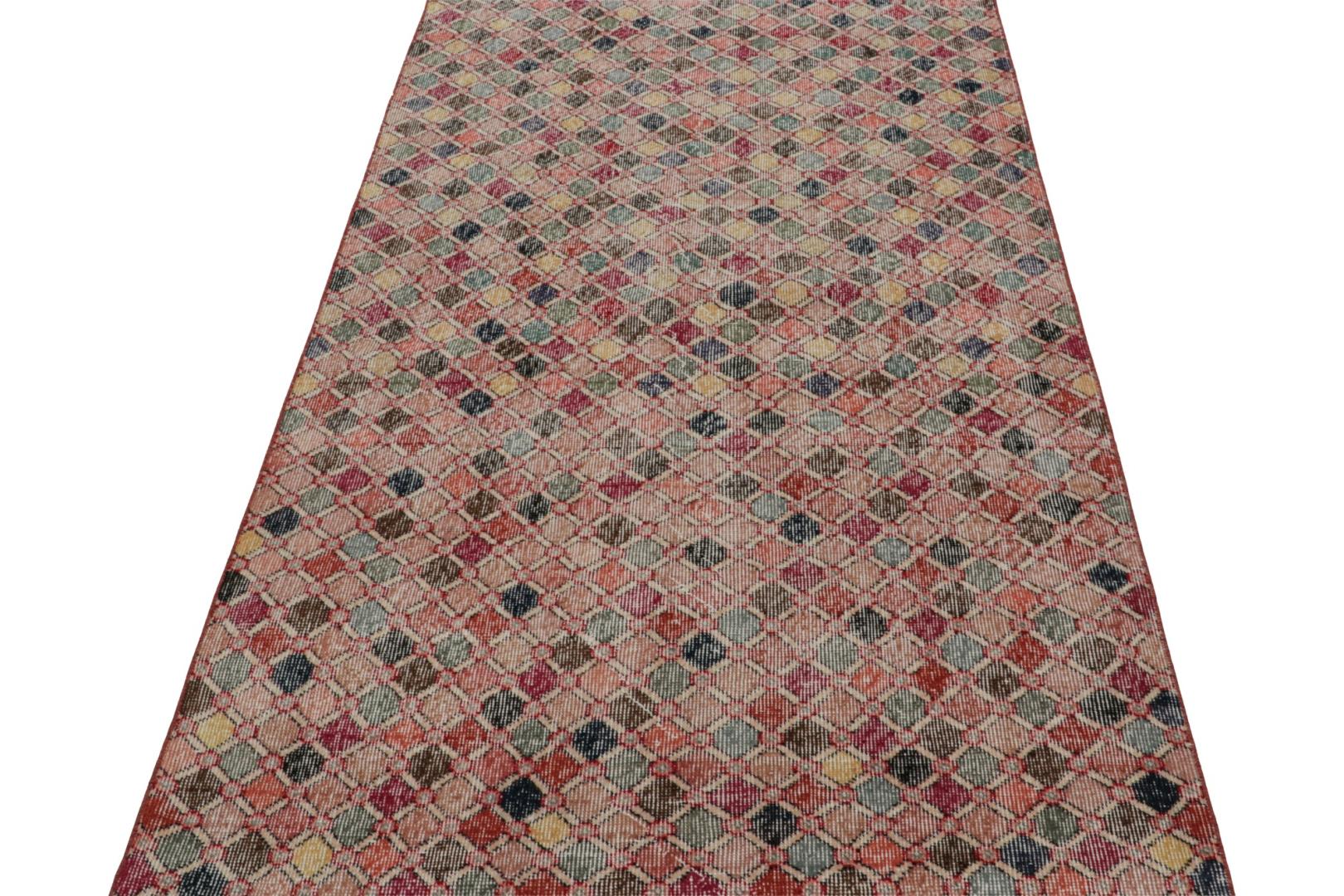 Vintage Zeki Müren Art Deco Rug