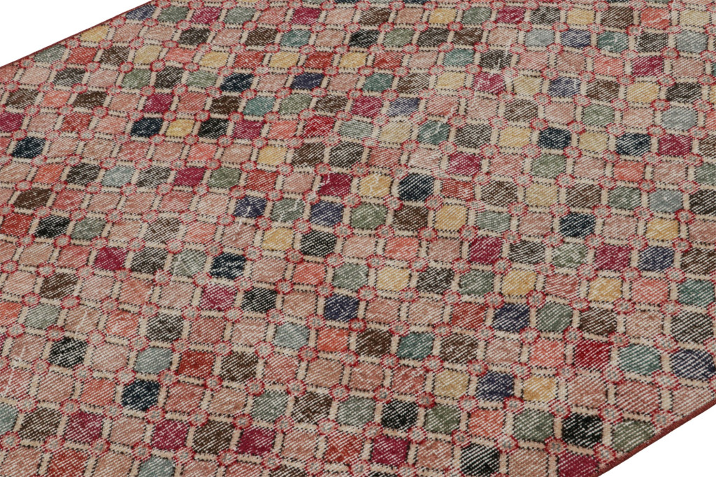 Vintage Zeki Müren Art Deco Rug