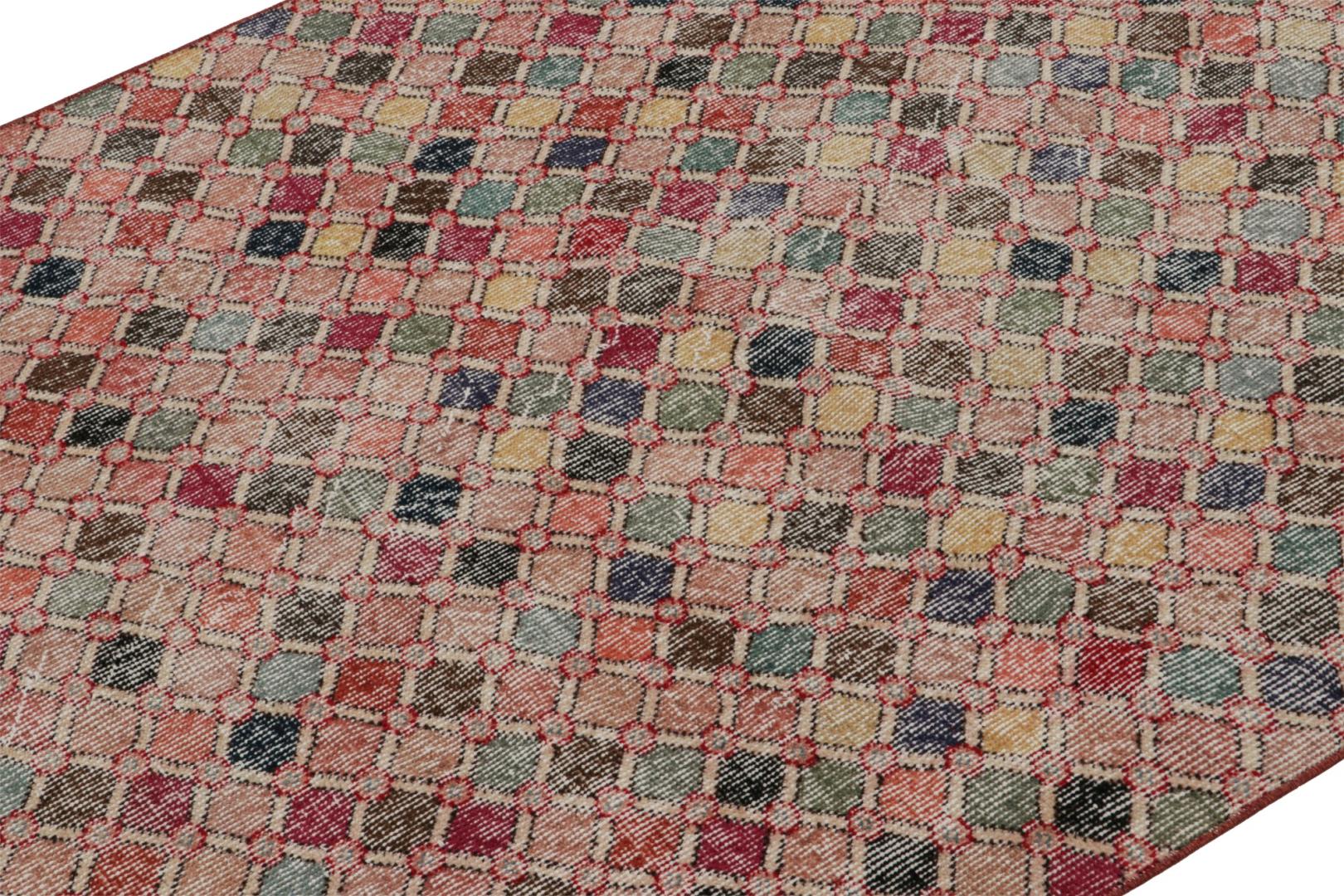 Vintage Zeki Müren Art Deco Rug
