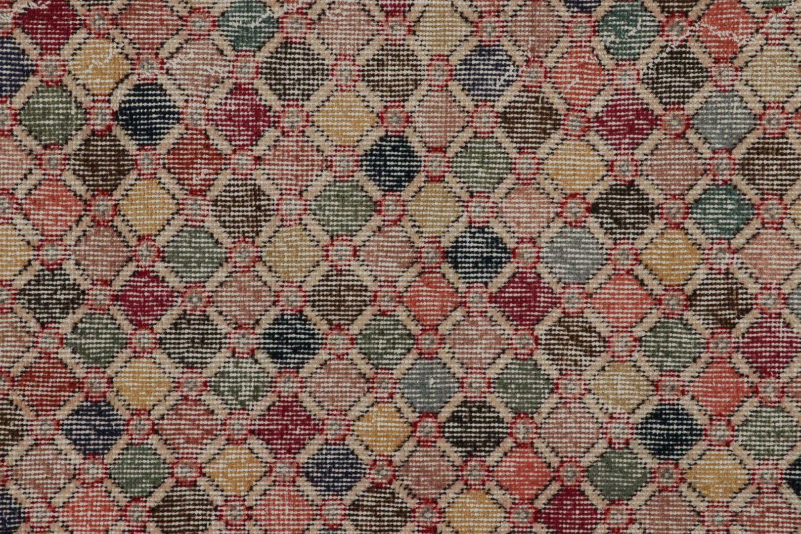 Vintage Zeki Müren Art Deco Rug