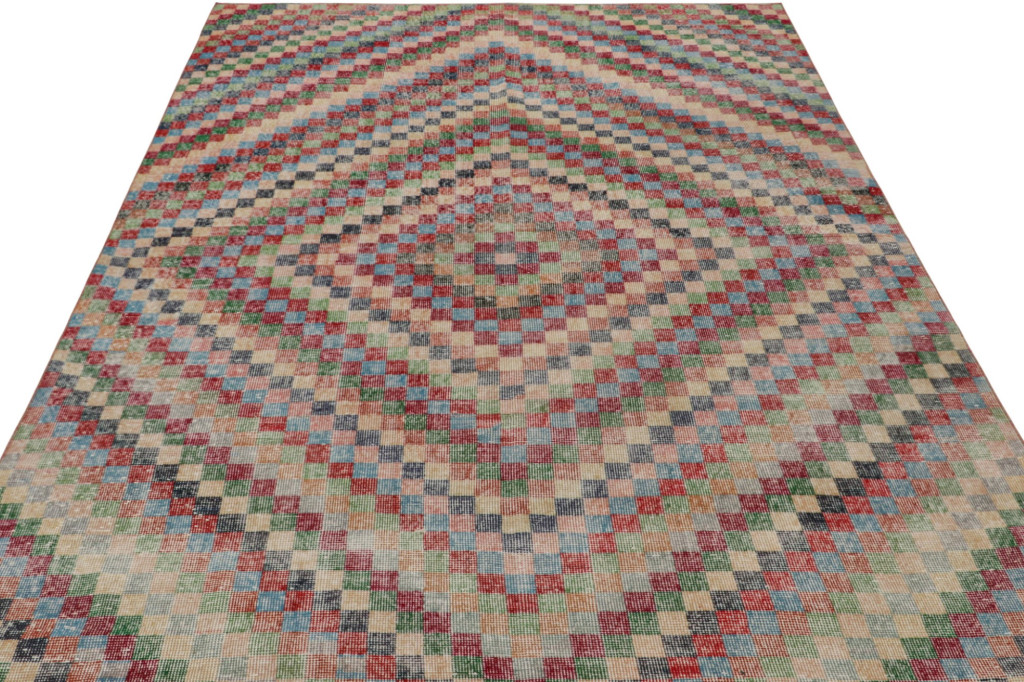 Vintage Zeki Müren Art Deco Rug