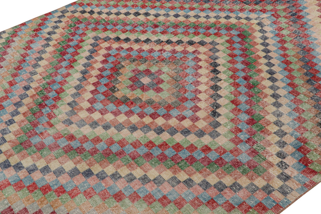 Vintage Zeki Müren Art Deco Rug