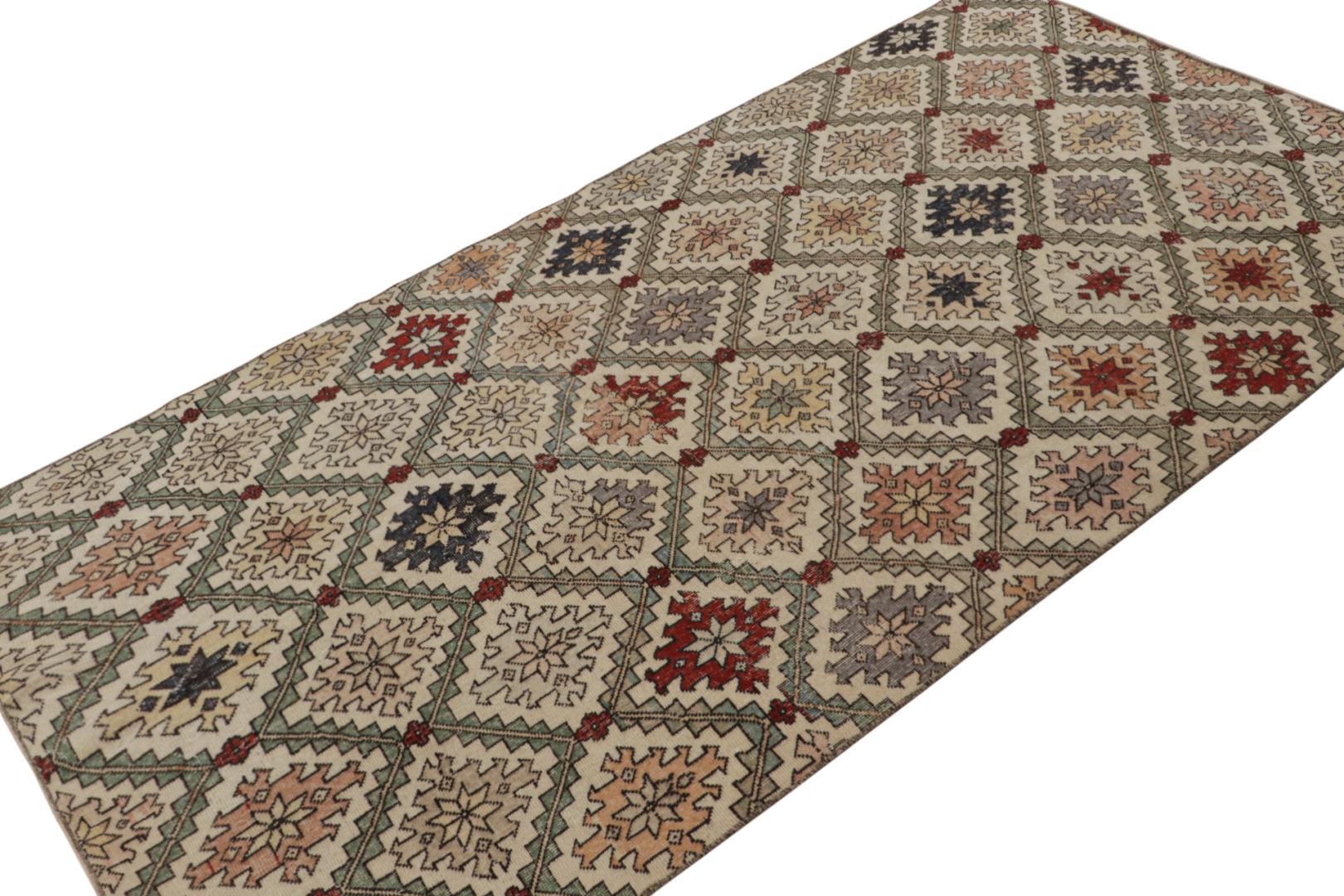 Vintage Zeki Müren Art Deco Rug