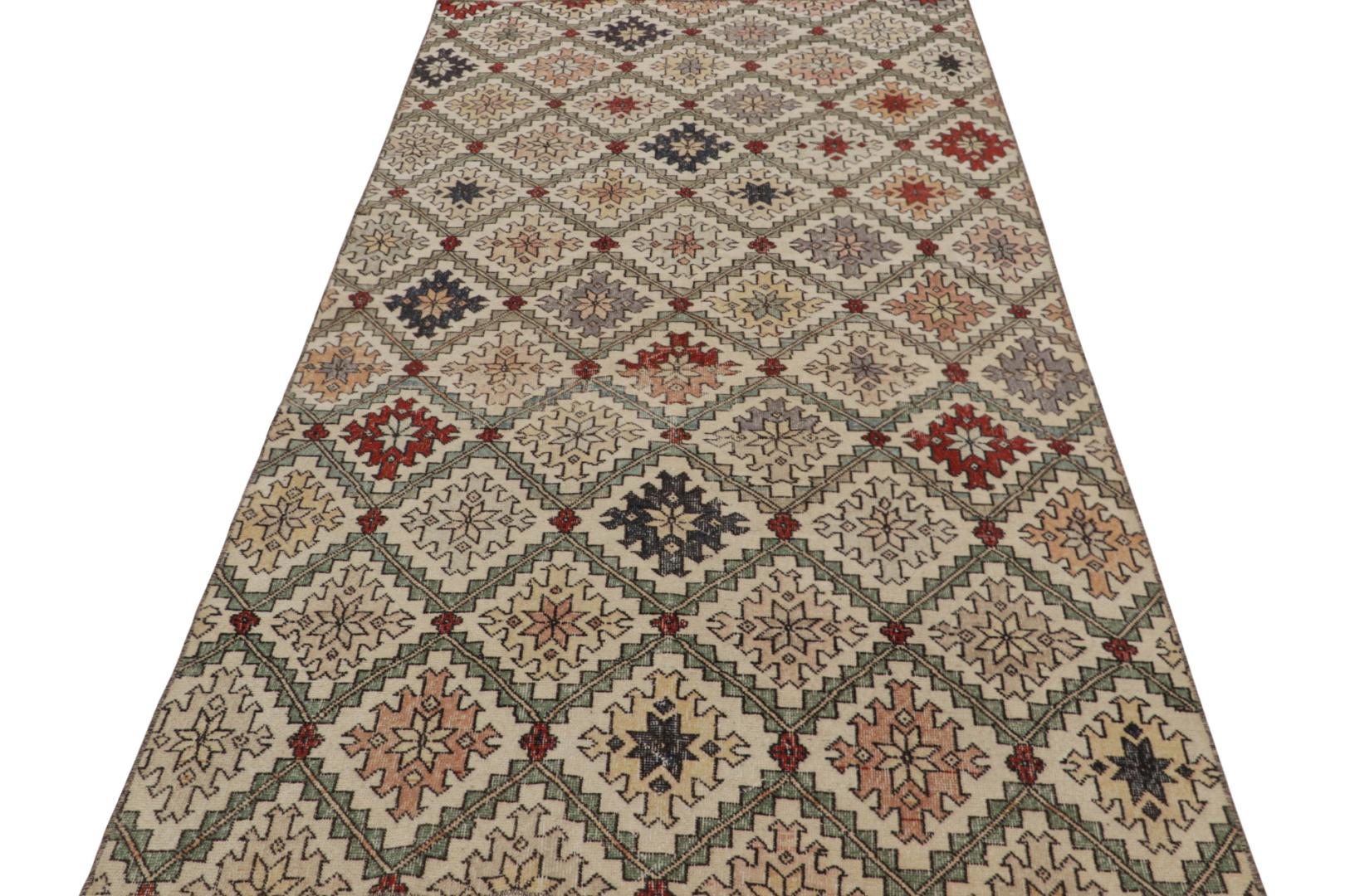 Vintage Zeki Müren Art Deco Rug