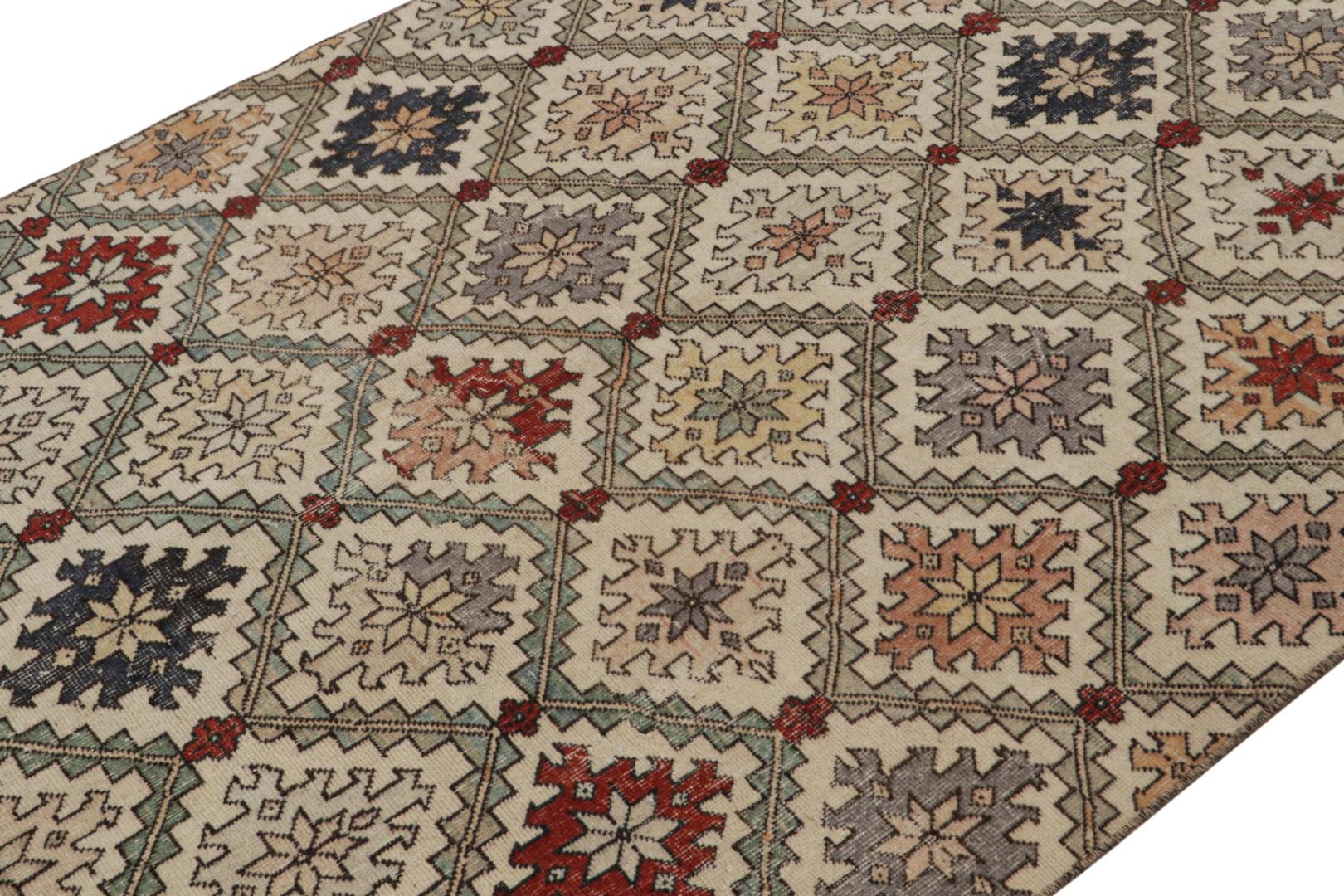 Vintage Zeki Müren Art Deco Rug