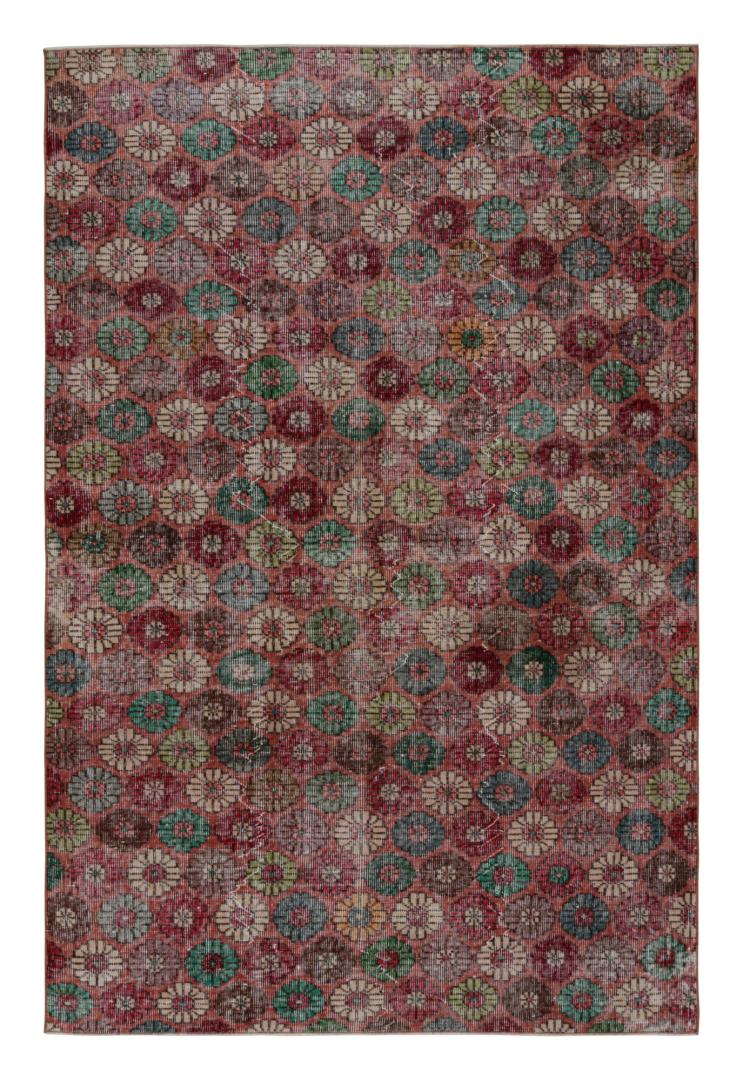 Vintage Zeki Müren Art Deco Runner Rug