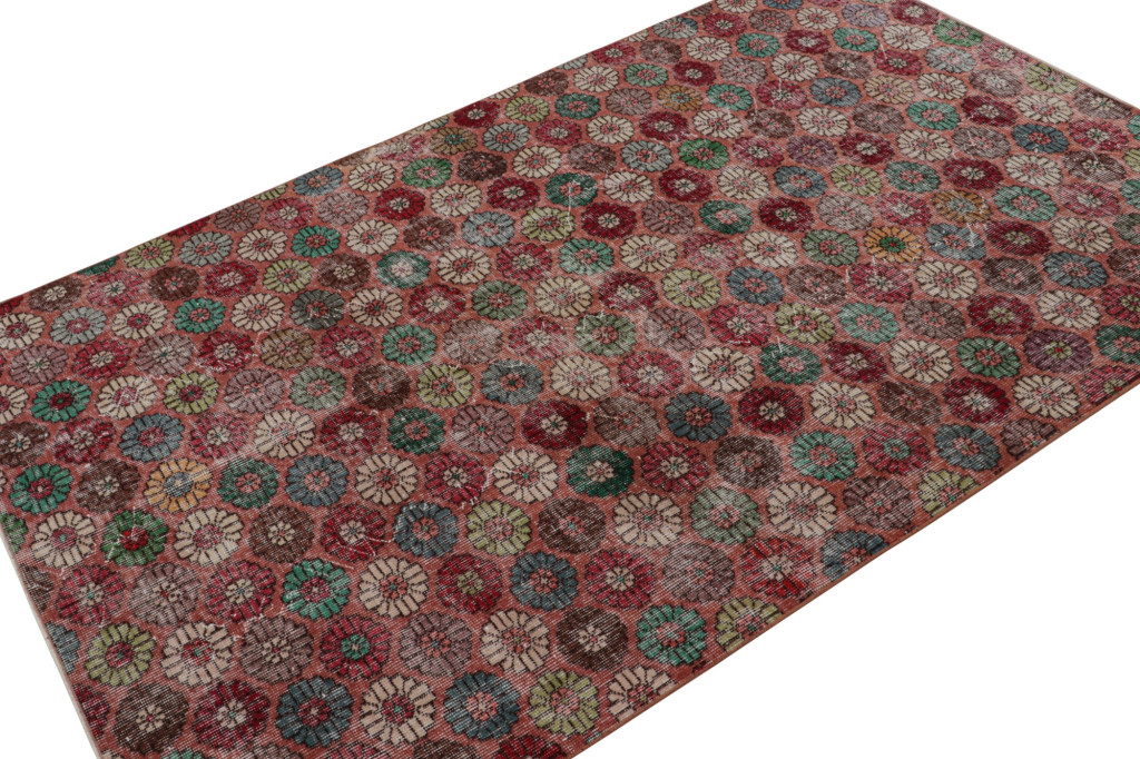 Vintage Zeki Müren Art Deco Runner Rug