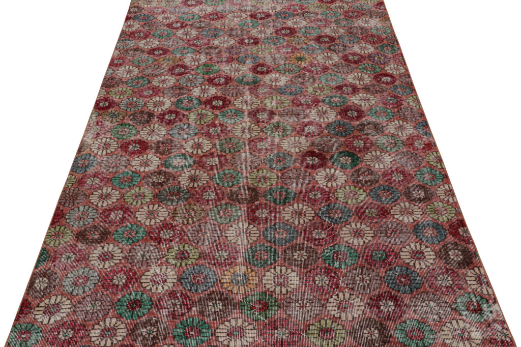 Vintage Zeki Müren Art Deco Runner Rug