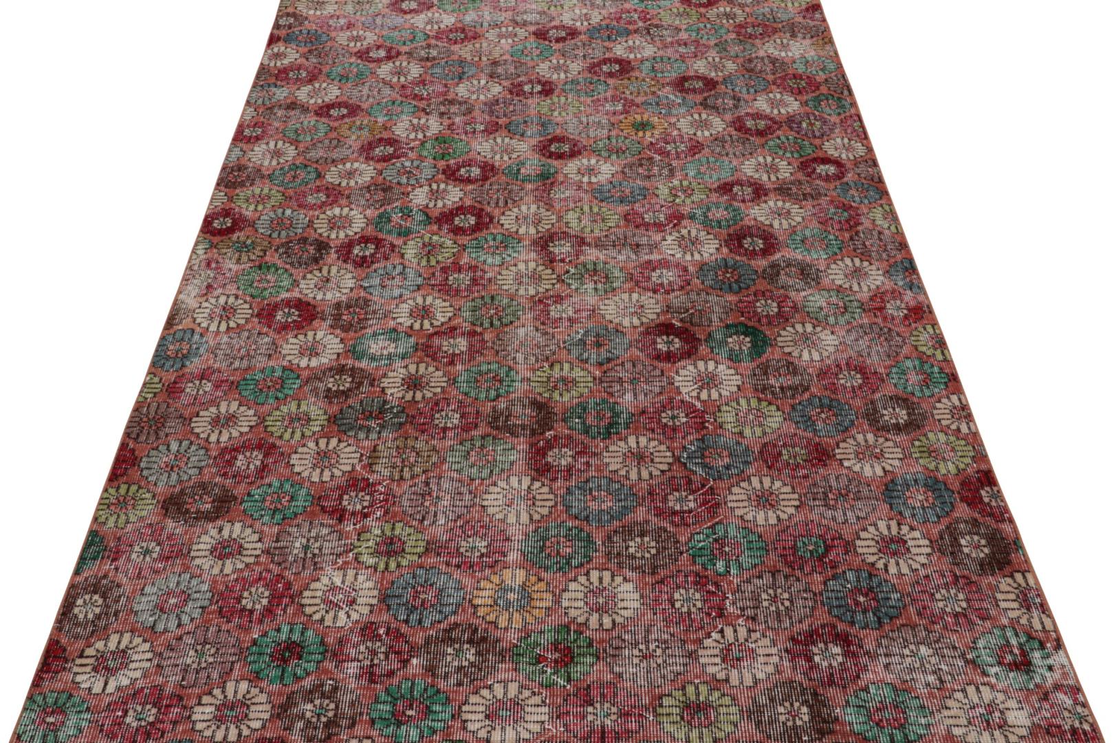 Vintage Zeki Müren Art Deco Runner Rug