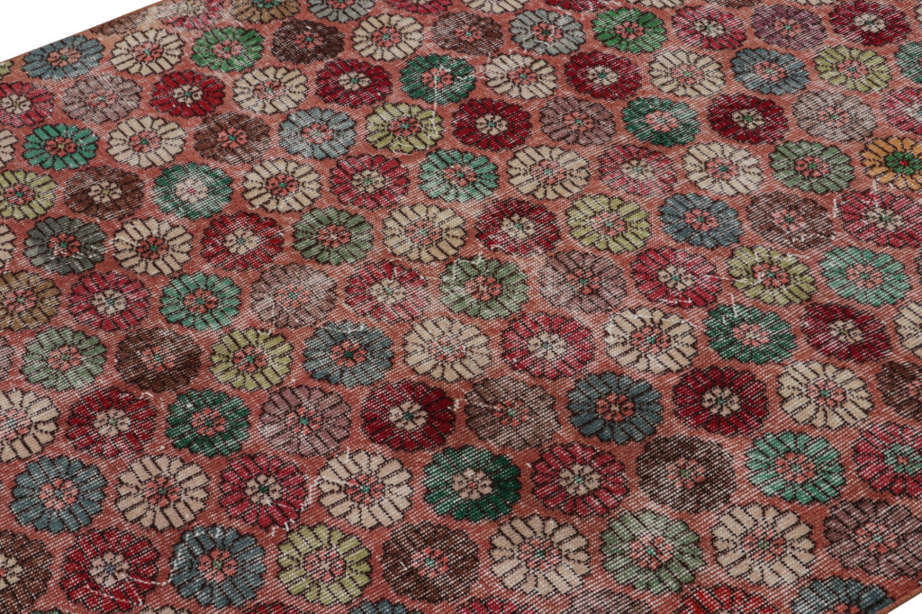 Vintage Zeki Müren Art Deco Runner Rug
