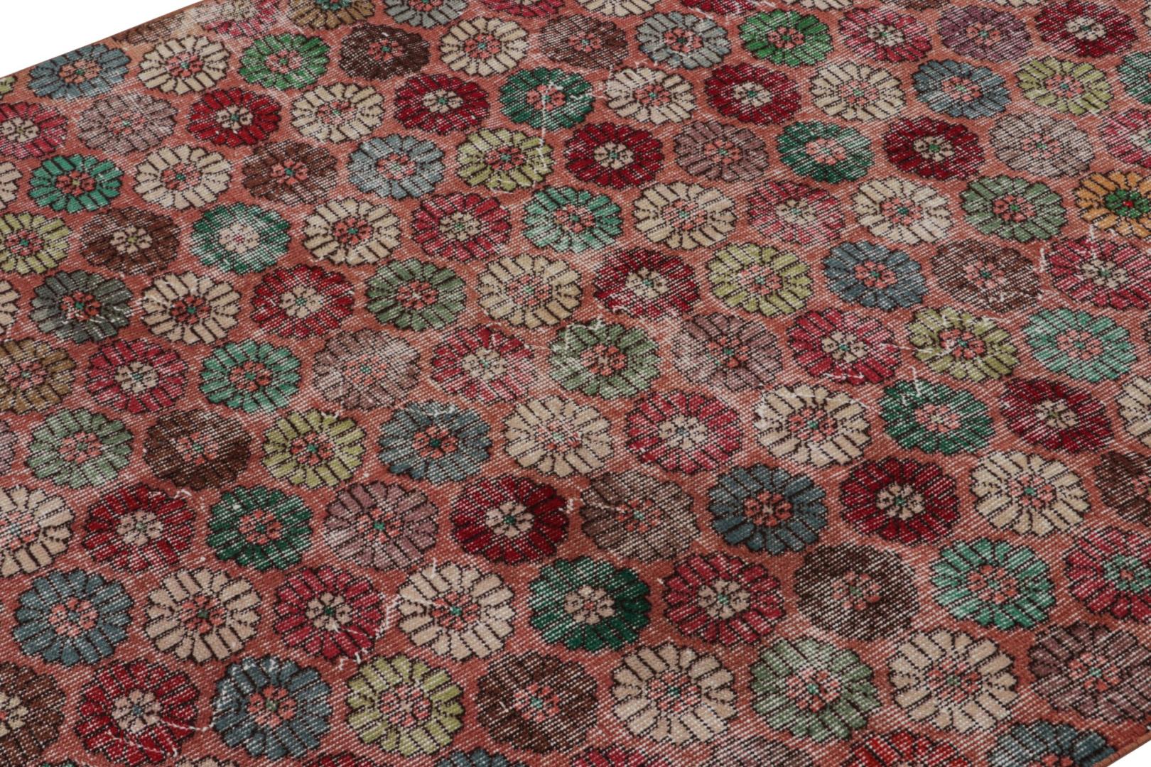 Vintage Zeki Müren Art Deco Runner Rug