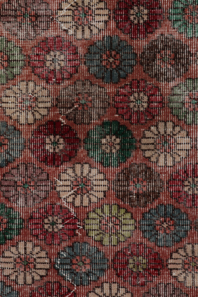 Vintage Zeki Müren Art Deco Runner Rug