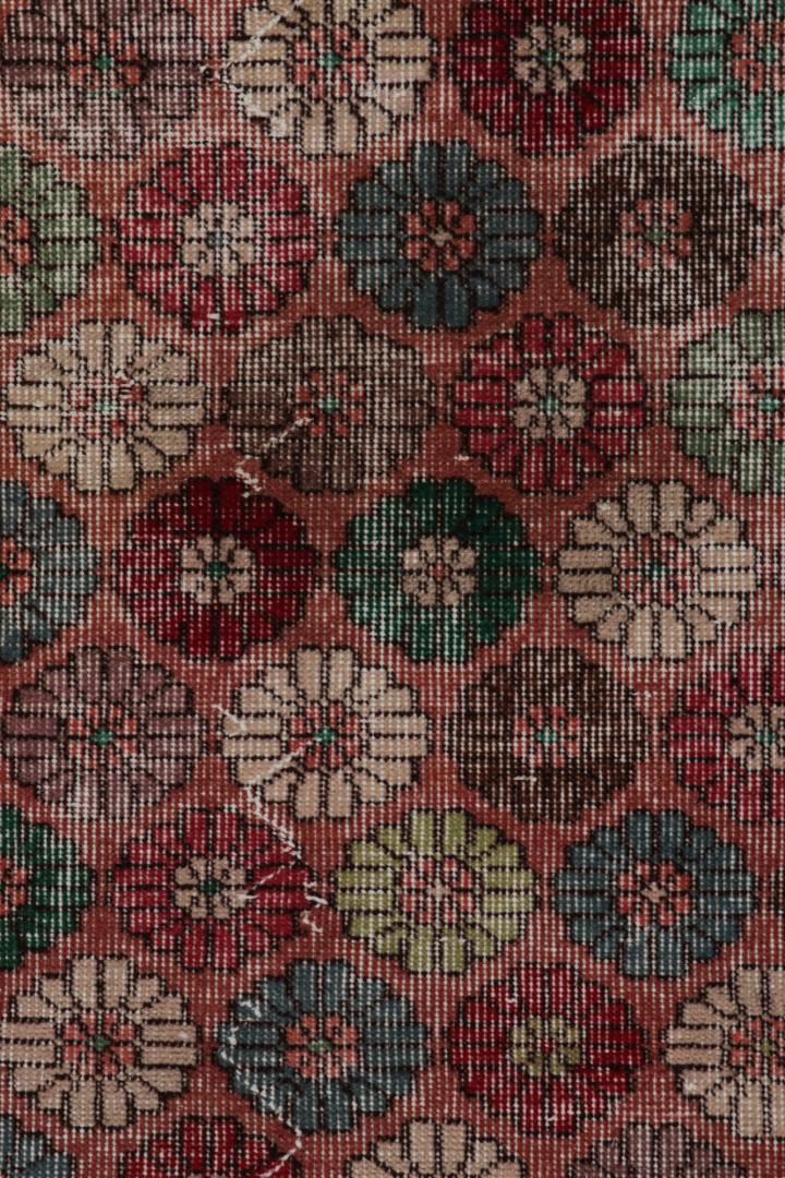 Vintage Zeki Müren Art Deco Runner Rug
