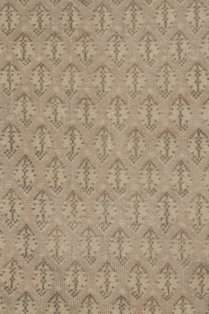 Vintage Turkish Runner Rug in Beige