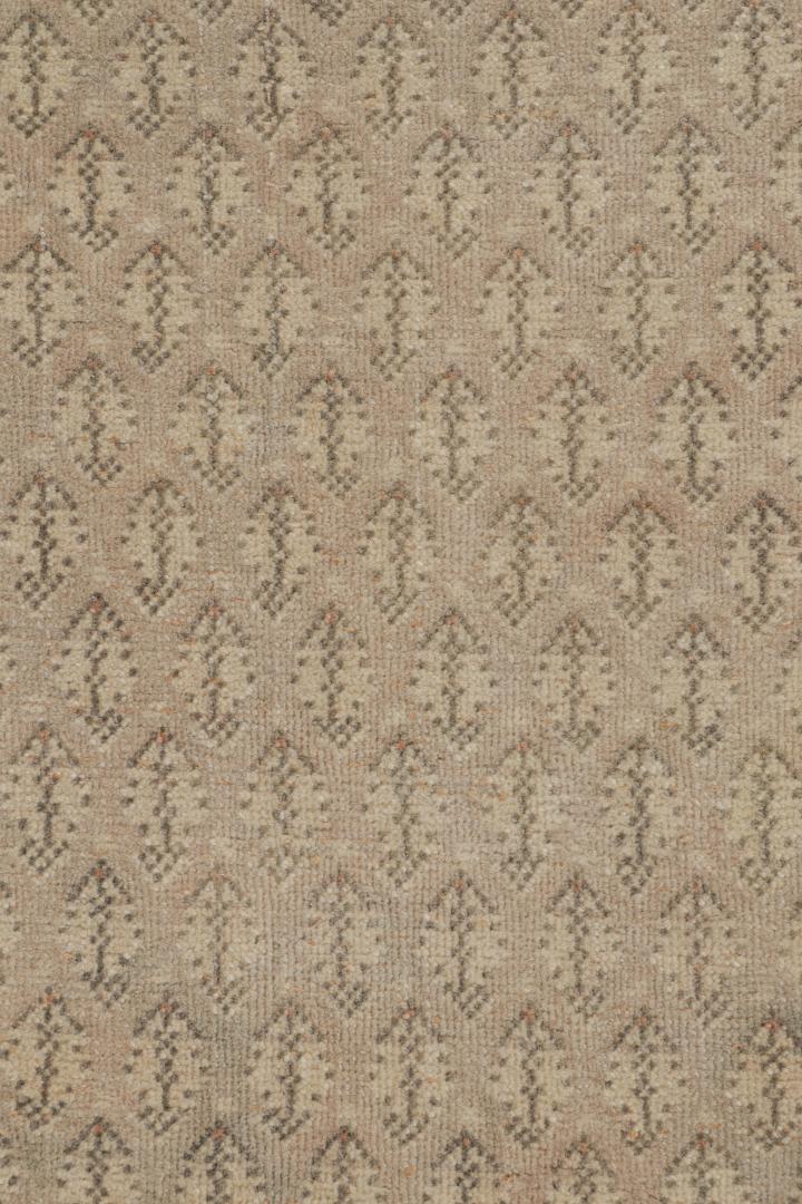Vintage Turkish Runner Rug in Beige