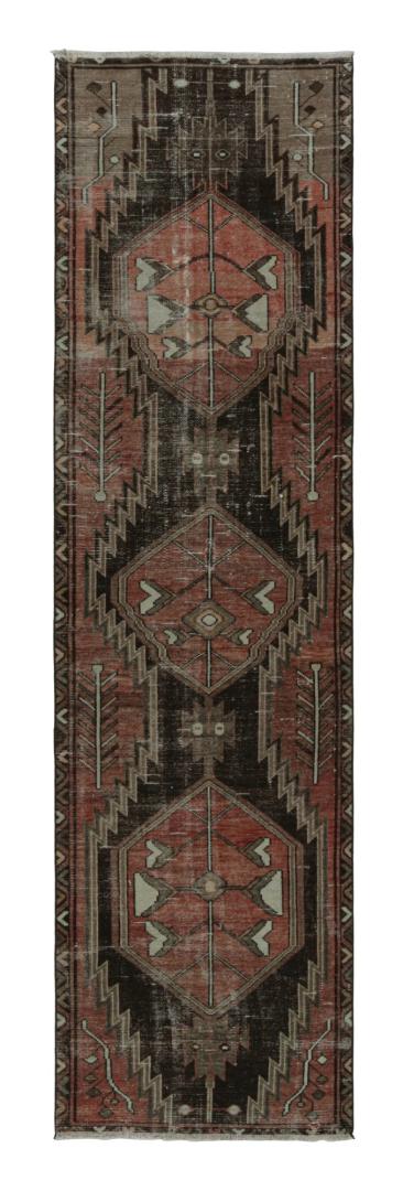 Vintage Persian Sarab Style Runner Rug