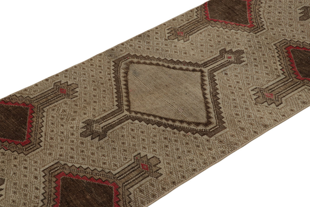 Vintage Persian Sarab Style Runner Rug