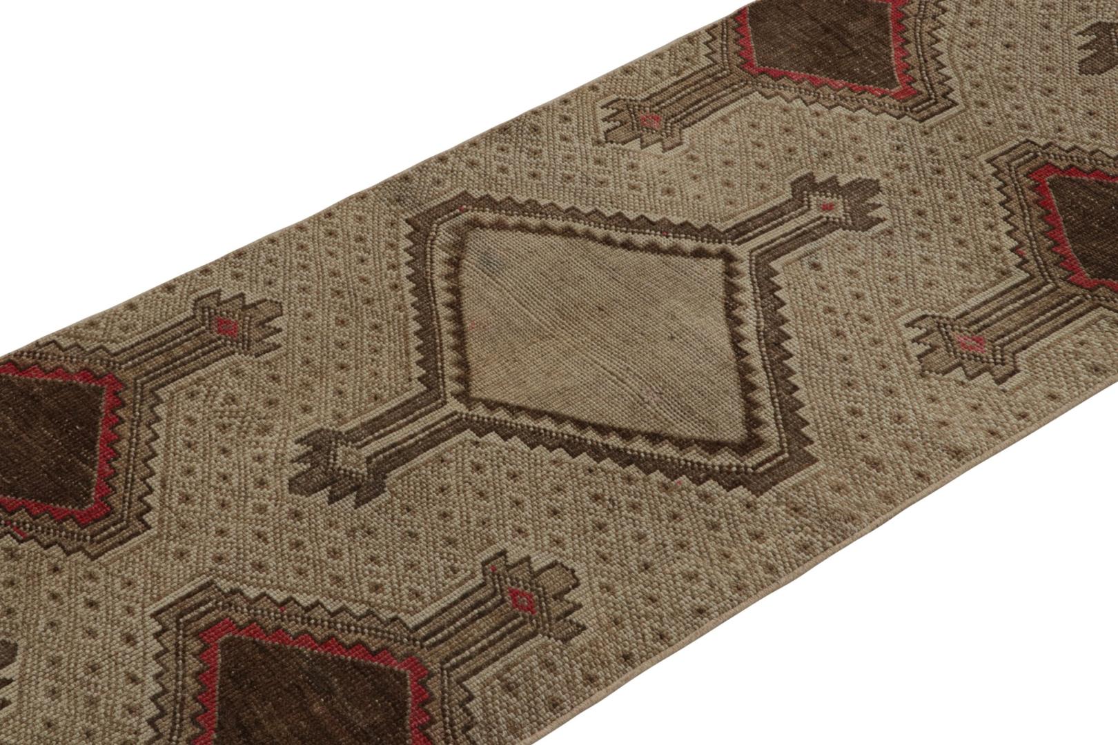 Vintage Persian Sarab Style Runner Rug