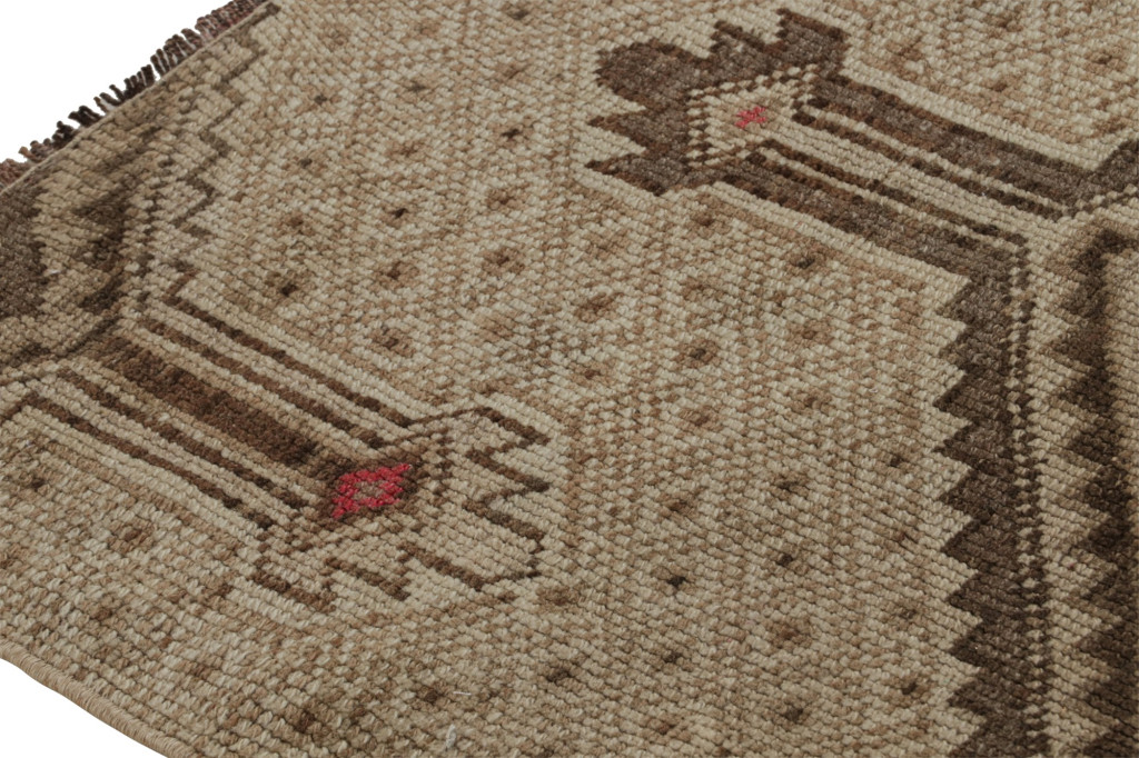 Vintage Persian Sarab Style Runner Rug
