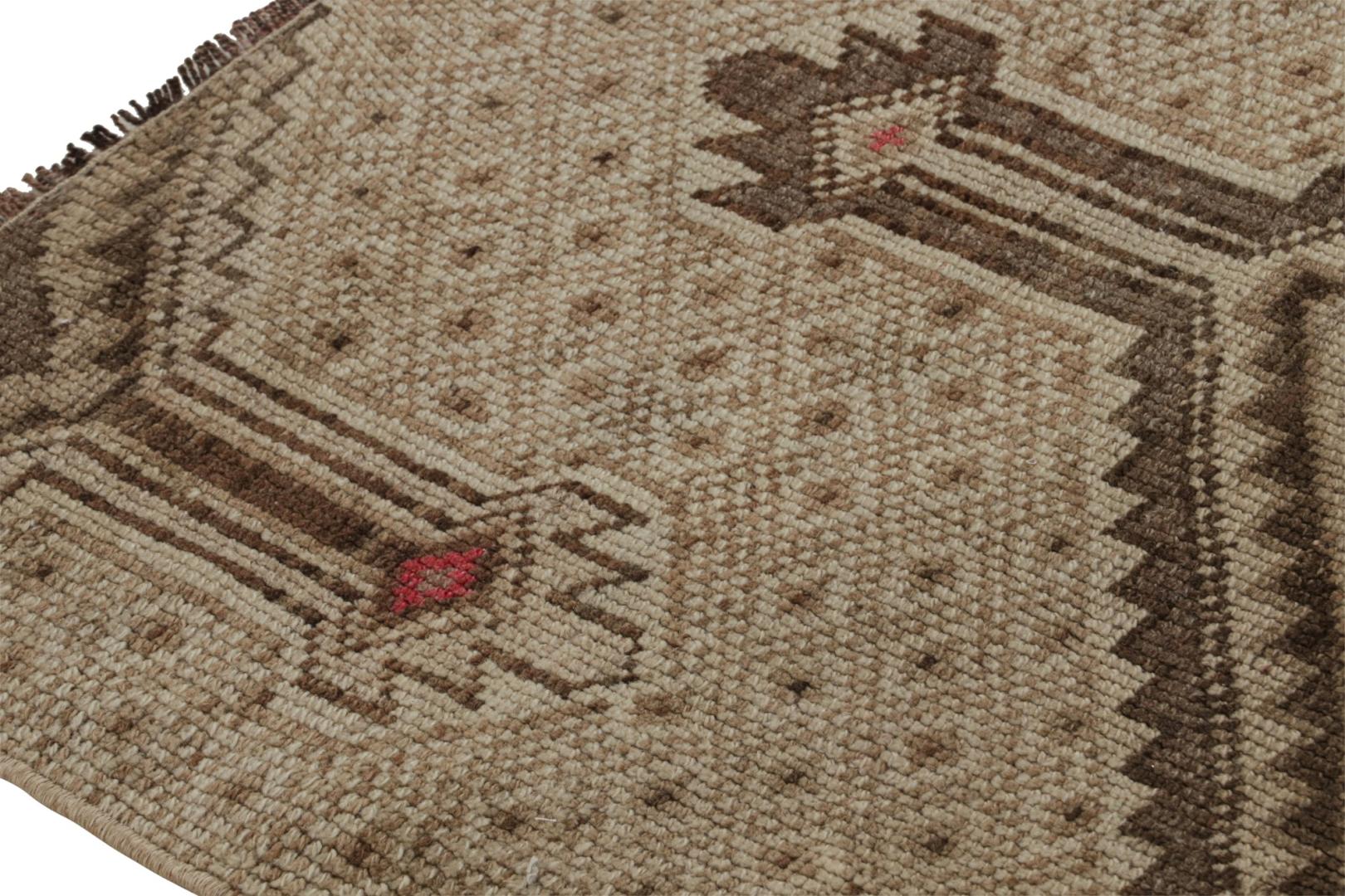 Vintage Persian Sarab Style Runner Rug