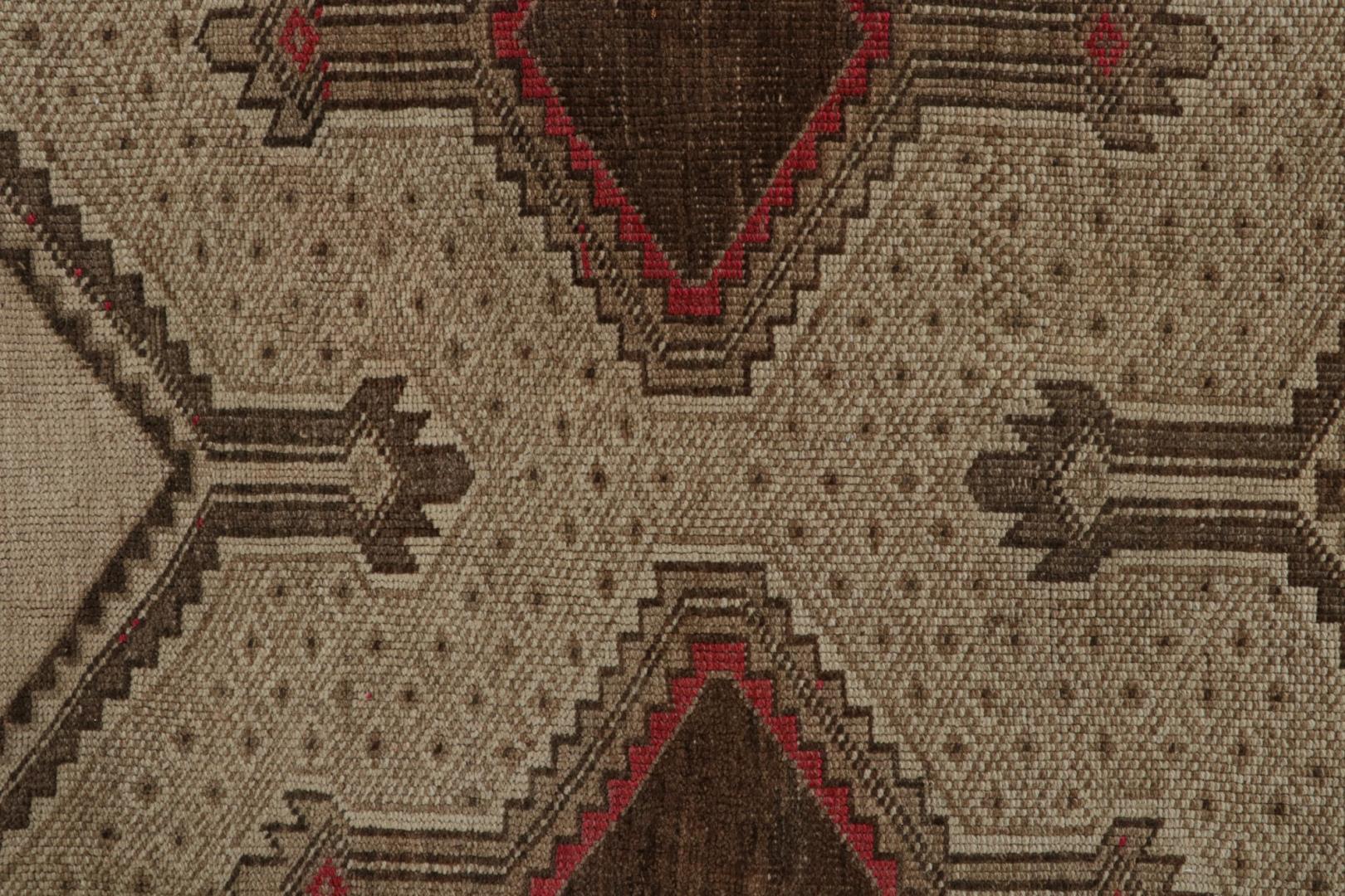 Vintage Persian Sarab Style Runner Rug