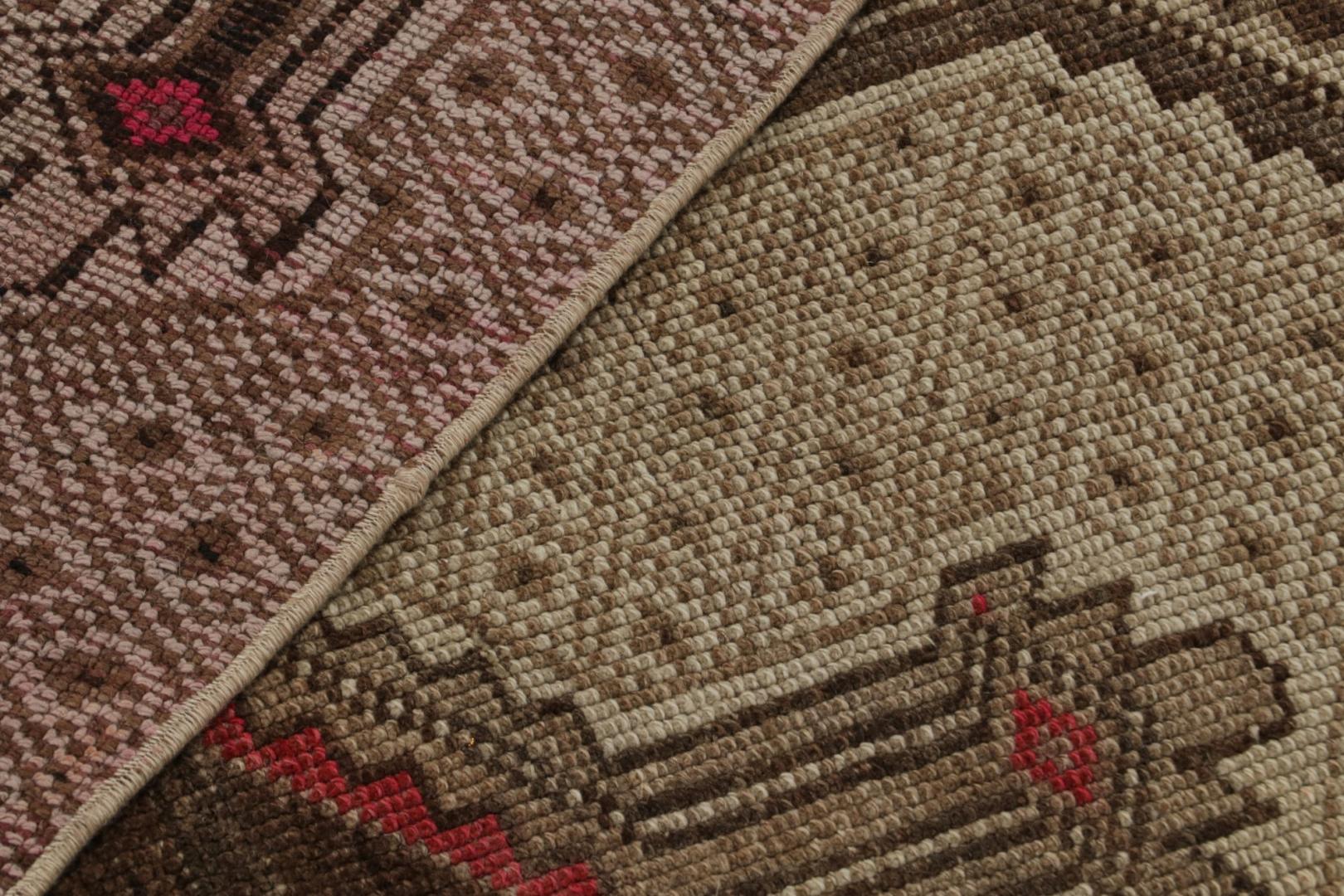 Vintage Persian Sarab Style Runner Rug