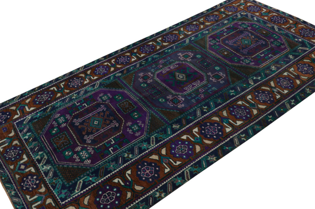 Rare Vintage Oushak Runner Rug