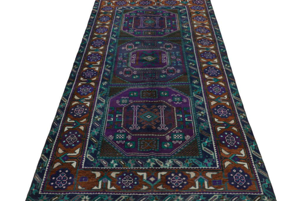 Rare Vintage Oushak Runner Rug