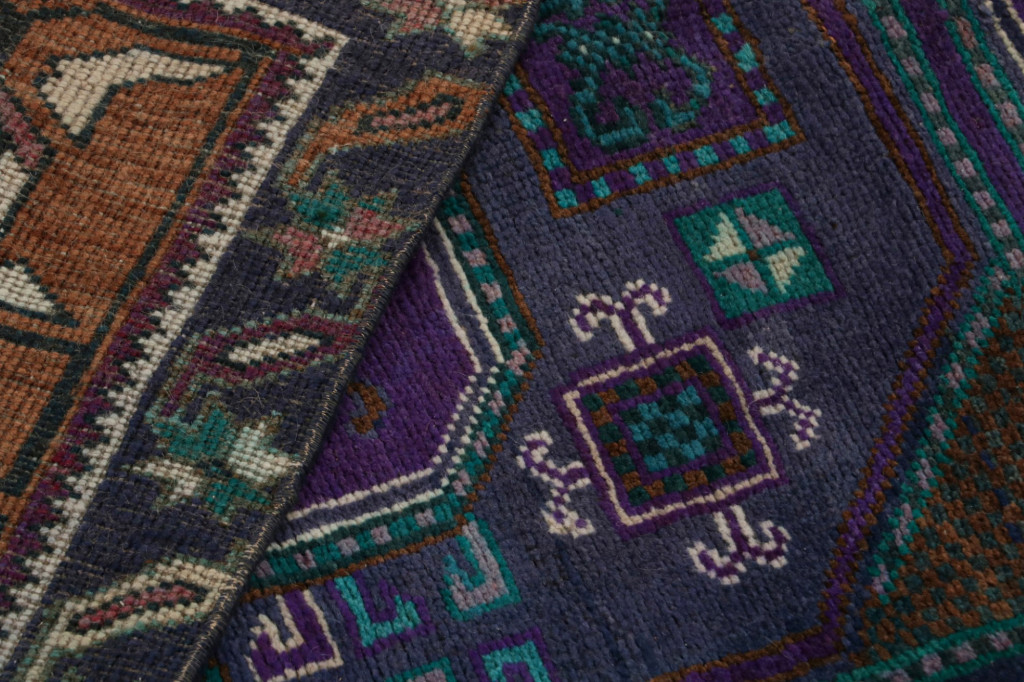 Rare Vintage Oushak Runner Rug