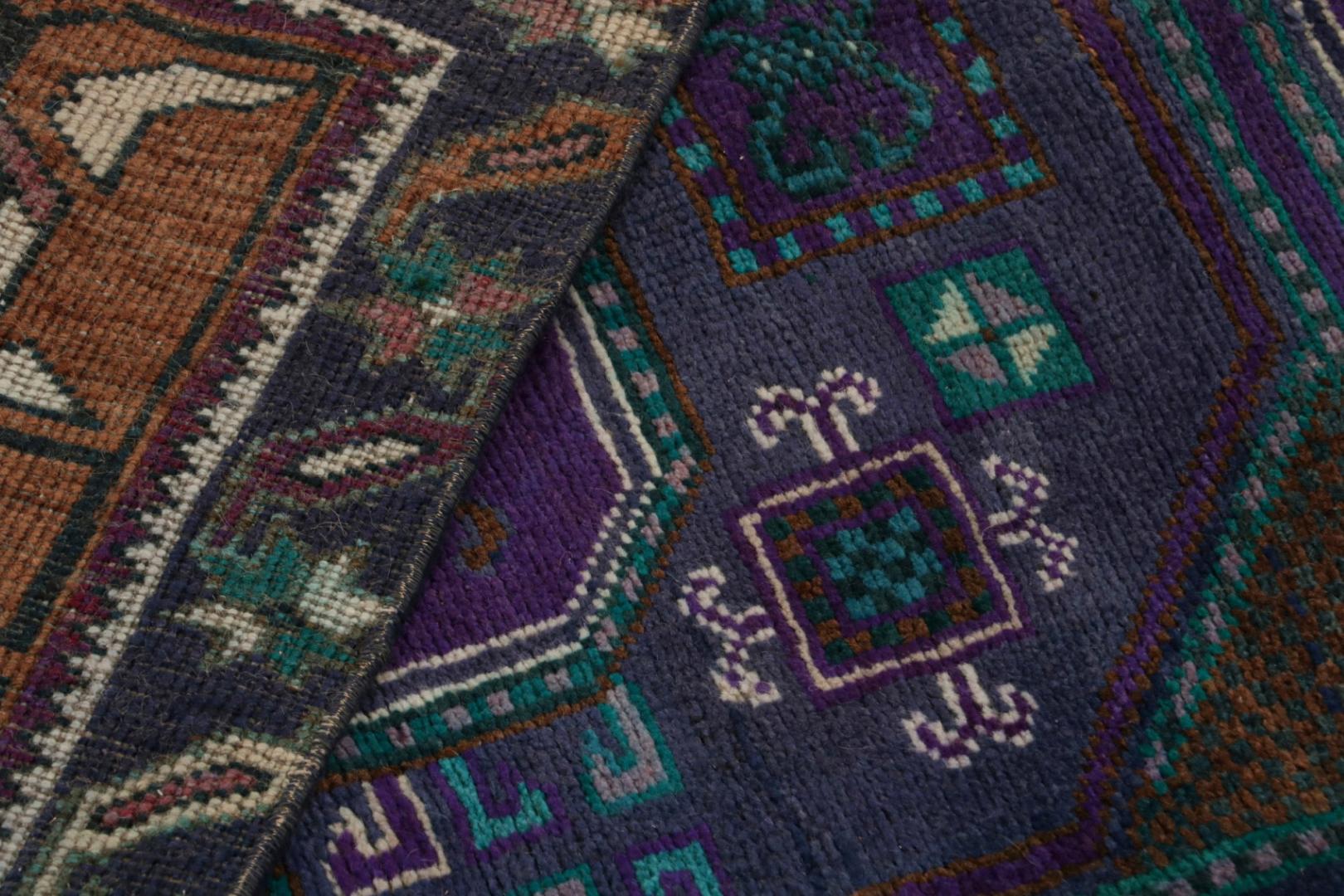 Rare Vintage Oushak Runner Rug