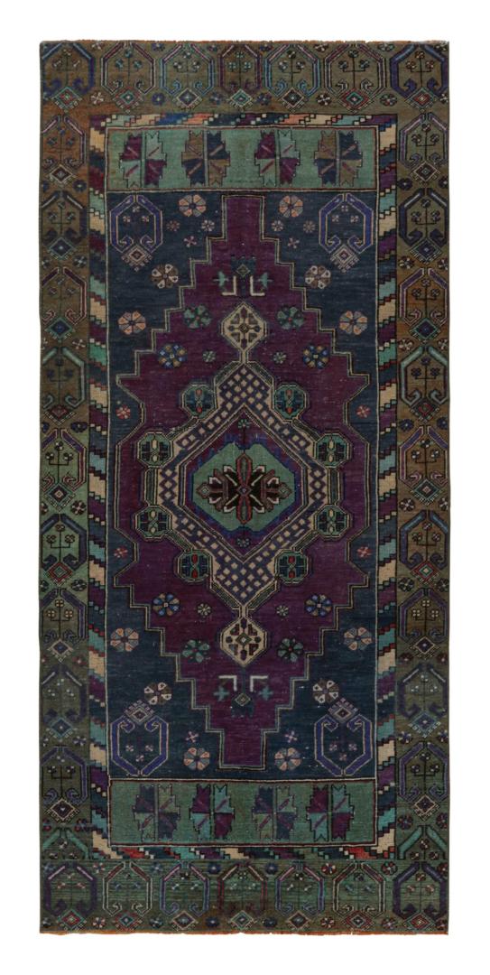 Vintage Turkish Oushak Runner Rug