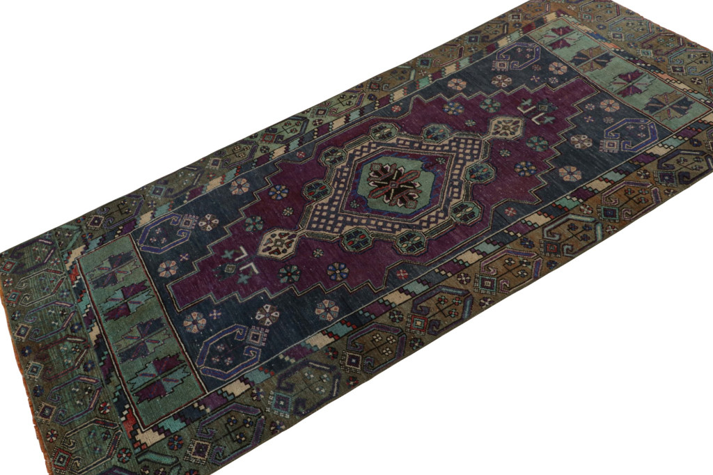 Vintage Turkish Oushak Runner Rug