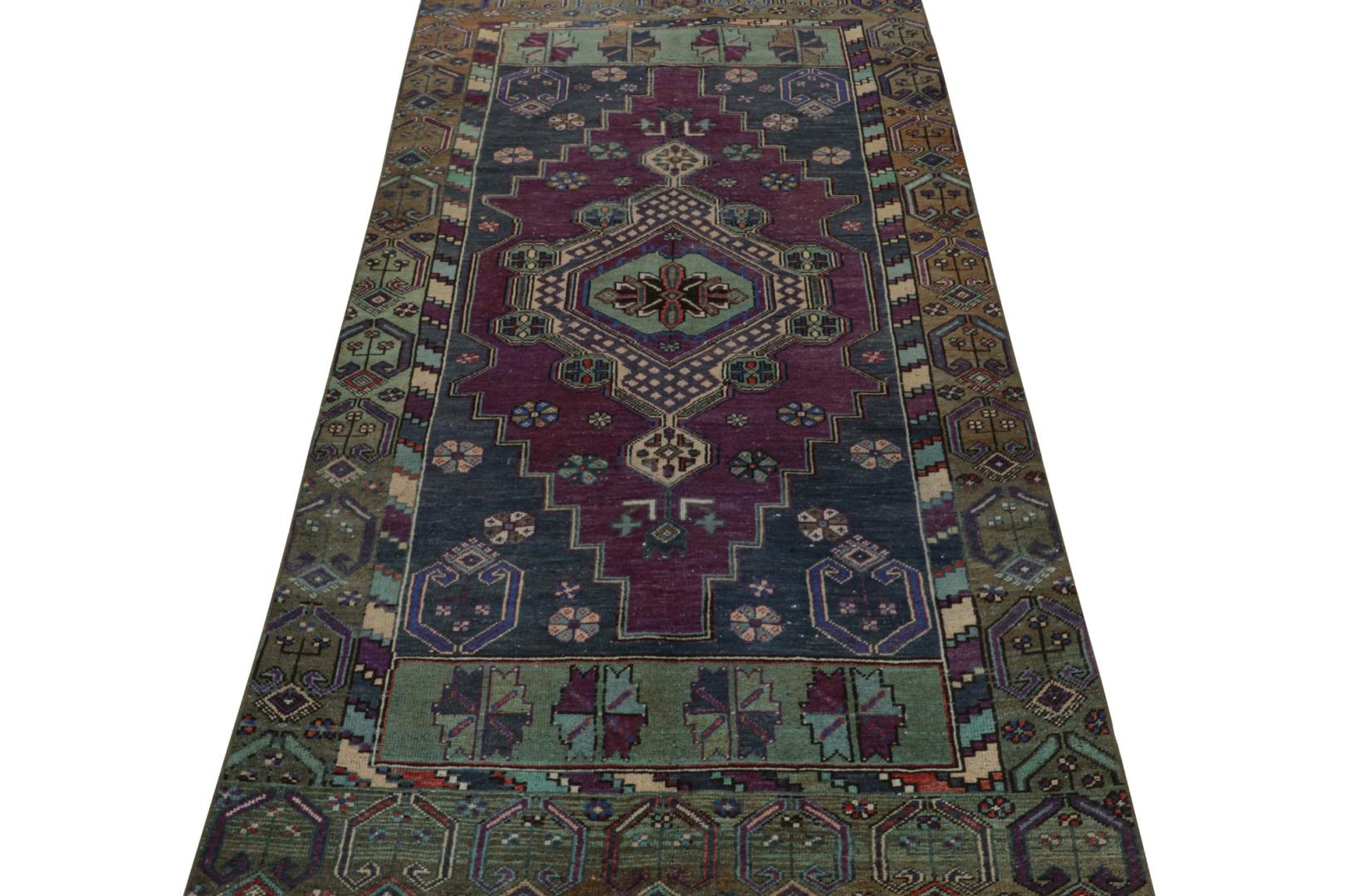 Vintage Turkish Oushak Runner Rug